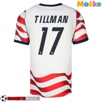 Moške Nogometnih dresov Združene države Malik Tillman #17 Domači SP 2026 Kratki rokavi